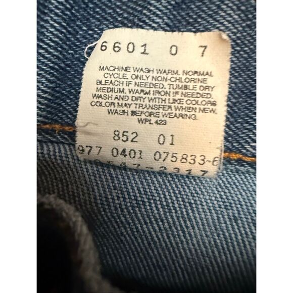 Vintage Levi's 80's Gold Tab 852 Bootcut Jeans Size 36x30 - Picture 3 of 5
